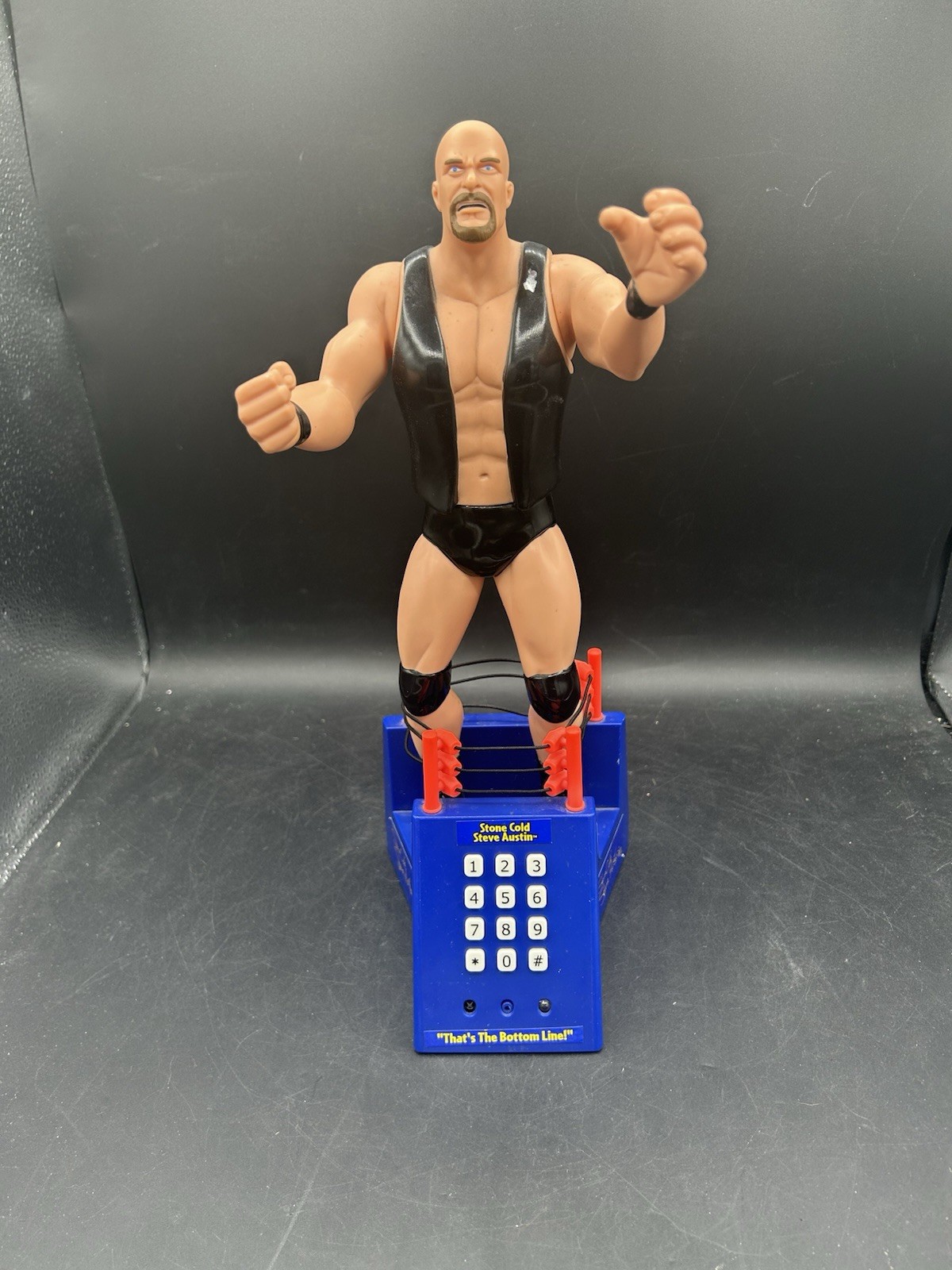 1999 WWF Stone Cold Steve Austin Talking Figure  (NOT WORKING)  13