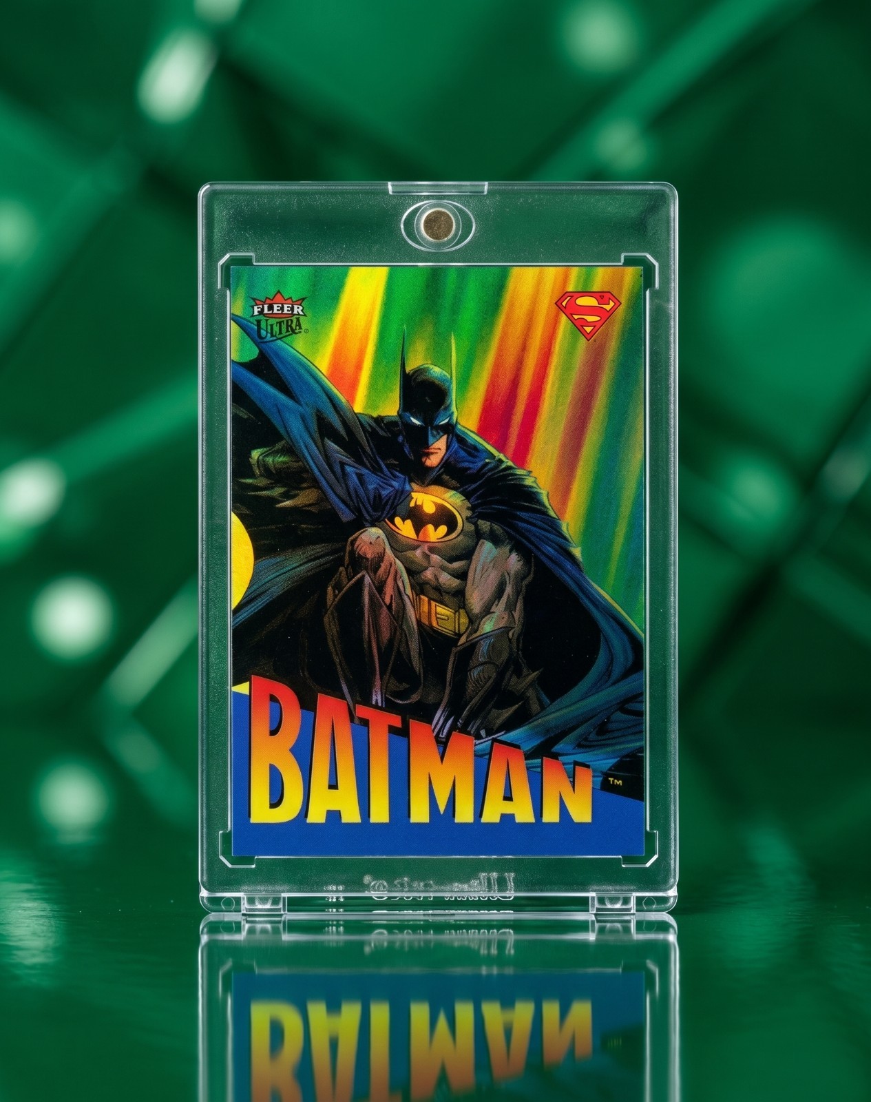 Batman - 2025 Fleer Ultra Superman '95 Retro Blue Sp #R-2