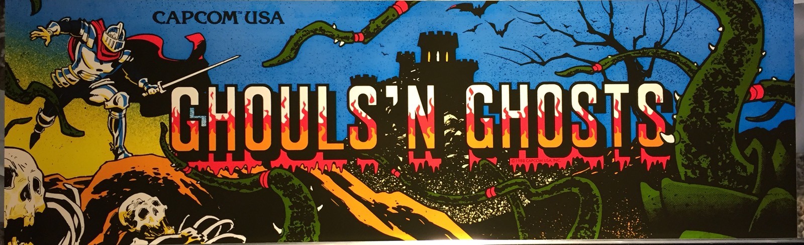 Ghouls n Ghosts Capcom Arcade Marquee 26