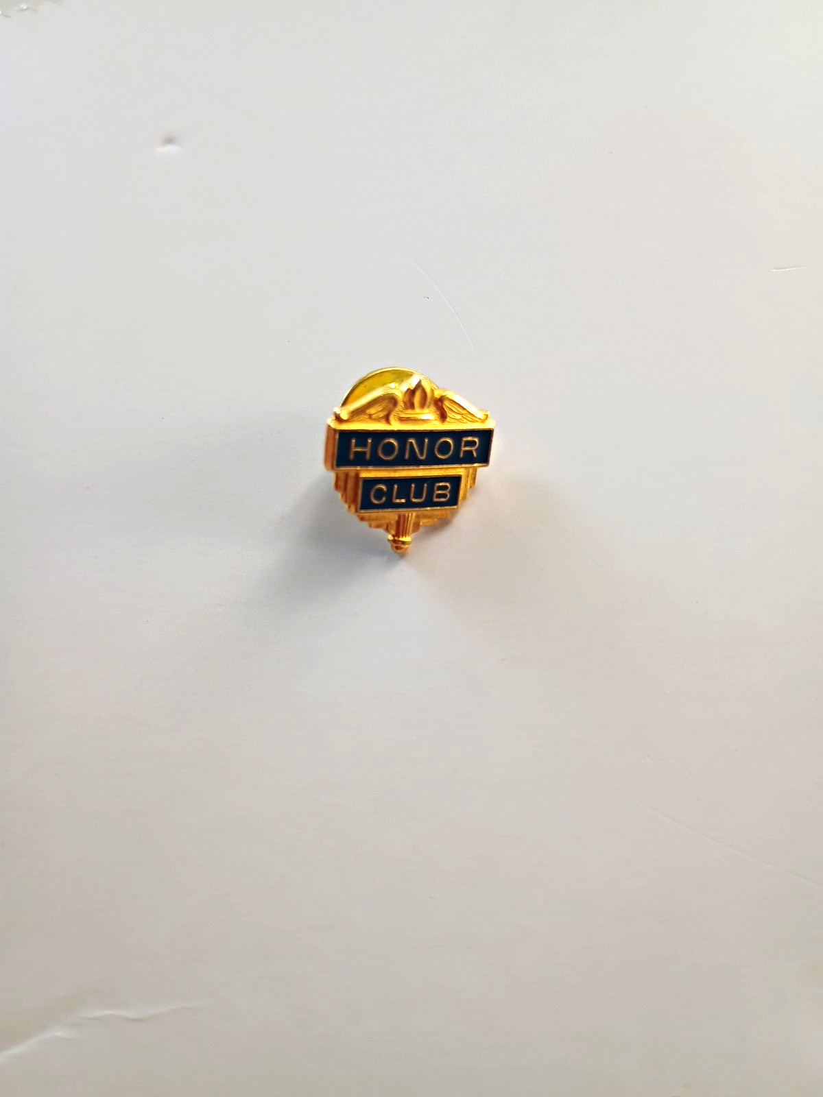 Honor Guard / Honor Club Gold Tone Lapel Pin Pinback Clutch Back