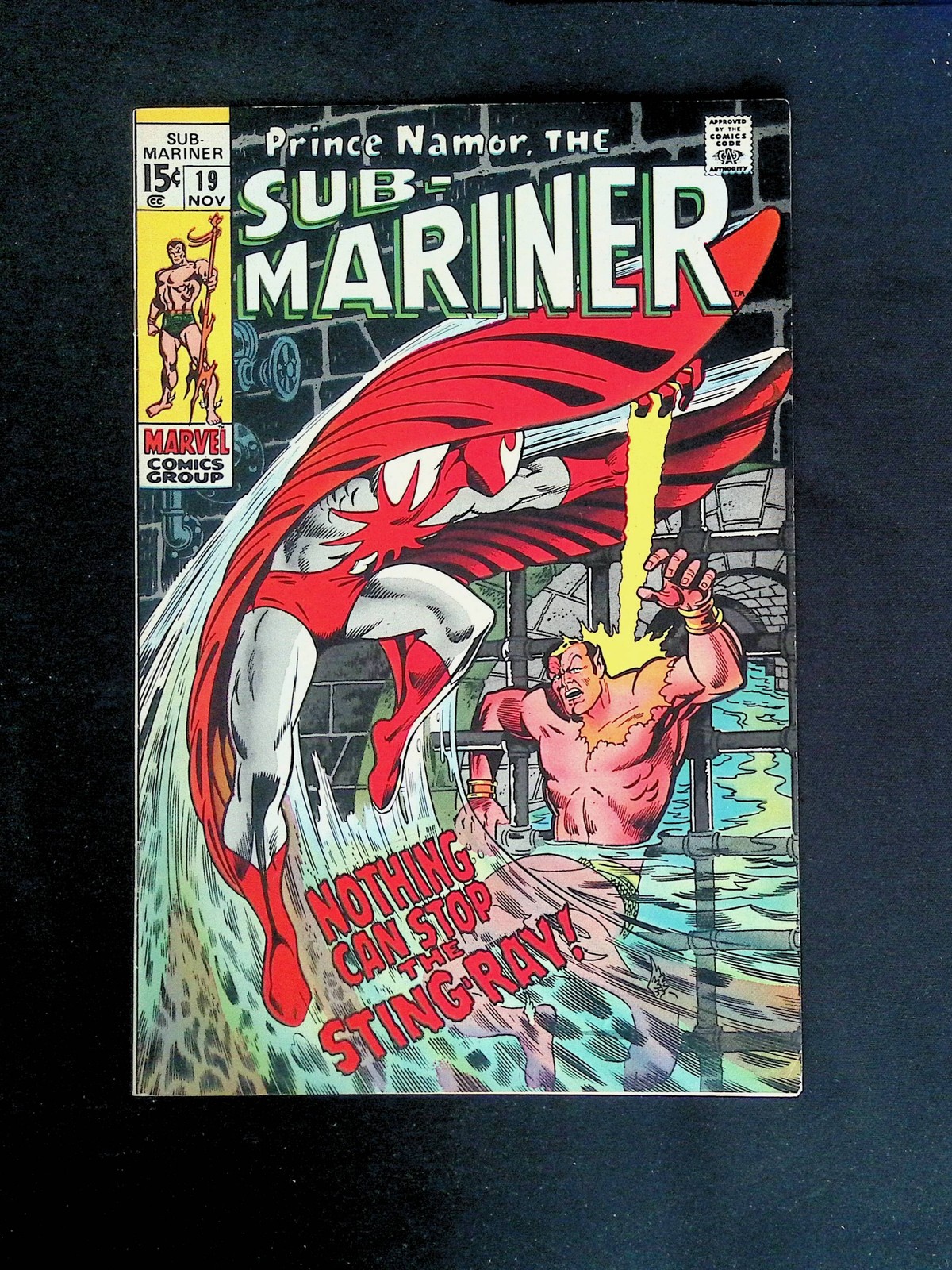 1969 Sub-Mariner 19 Nothing Can Stop The Sting-Ray Marvel