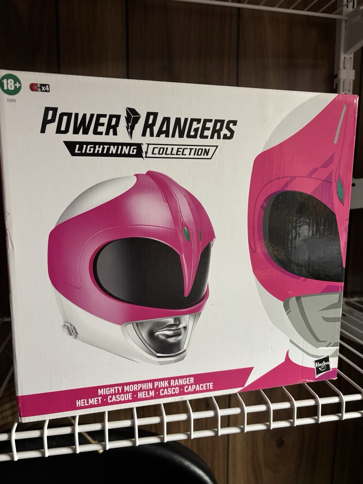 Power Rangers Lightning Collection Mighty Morphin Pink Ranger Helmet