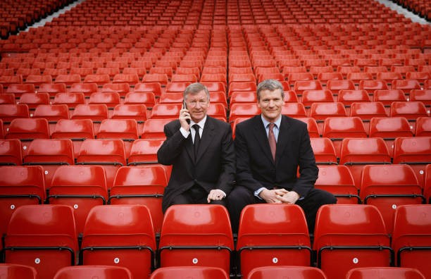 Football manager of Manchester United Alex Ferguson chief executiv- Old Photo 4