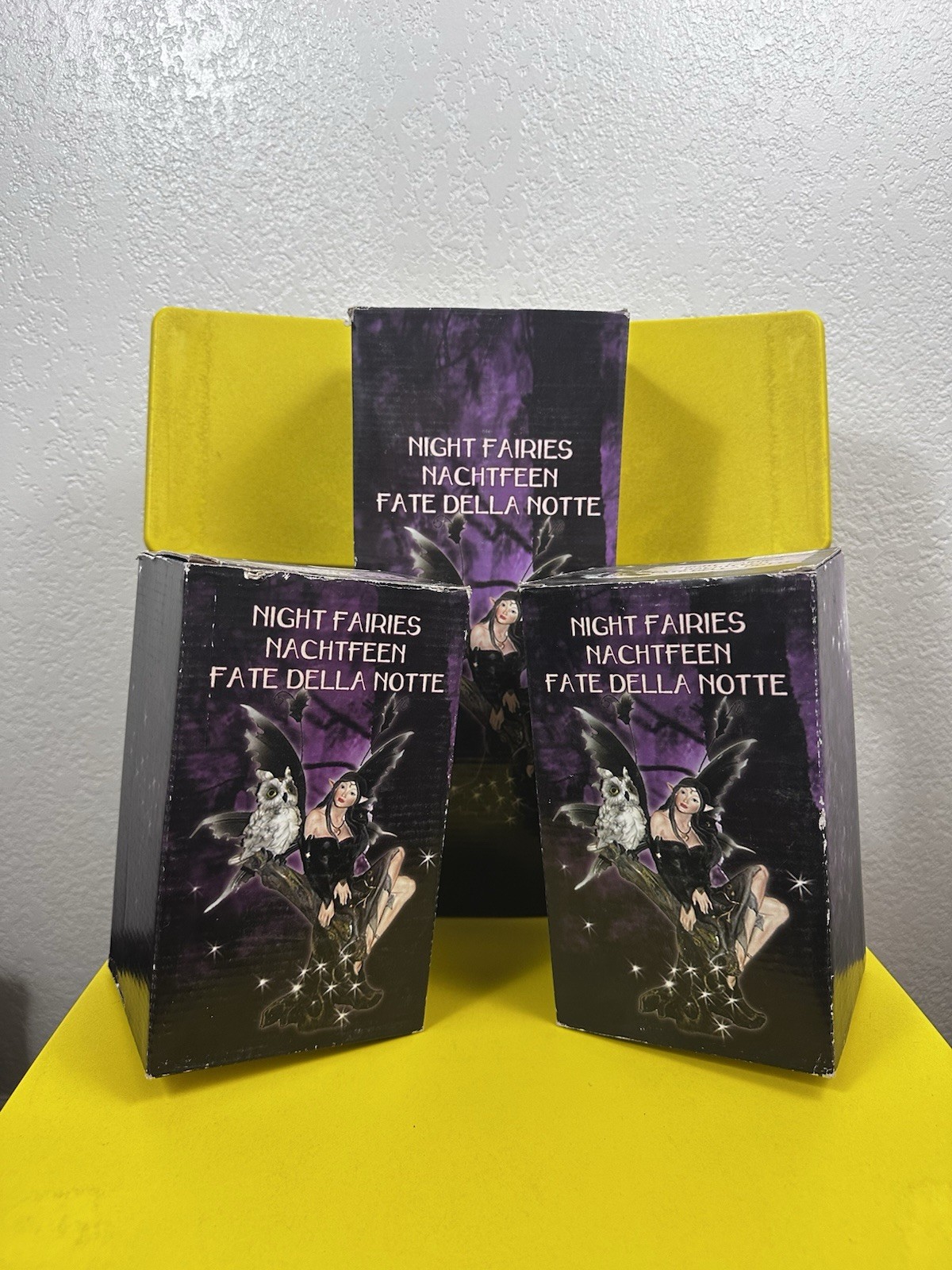 Les Alpes Night Fairies Figurines Set of 3 Gothic Fairy Statues