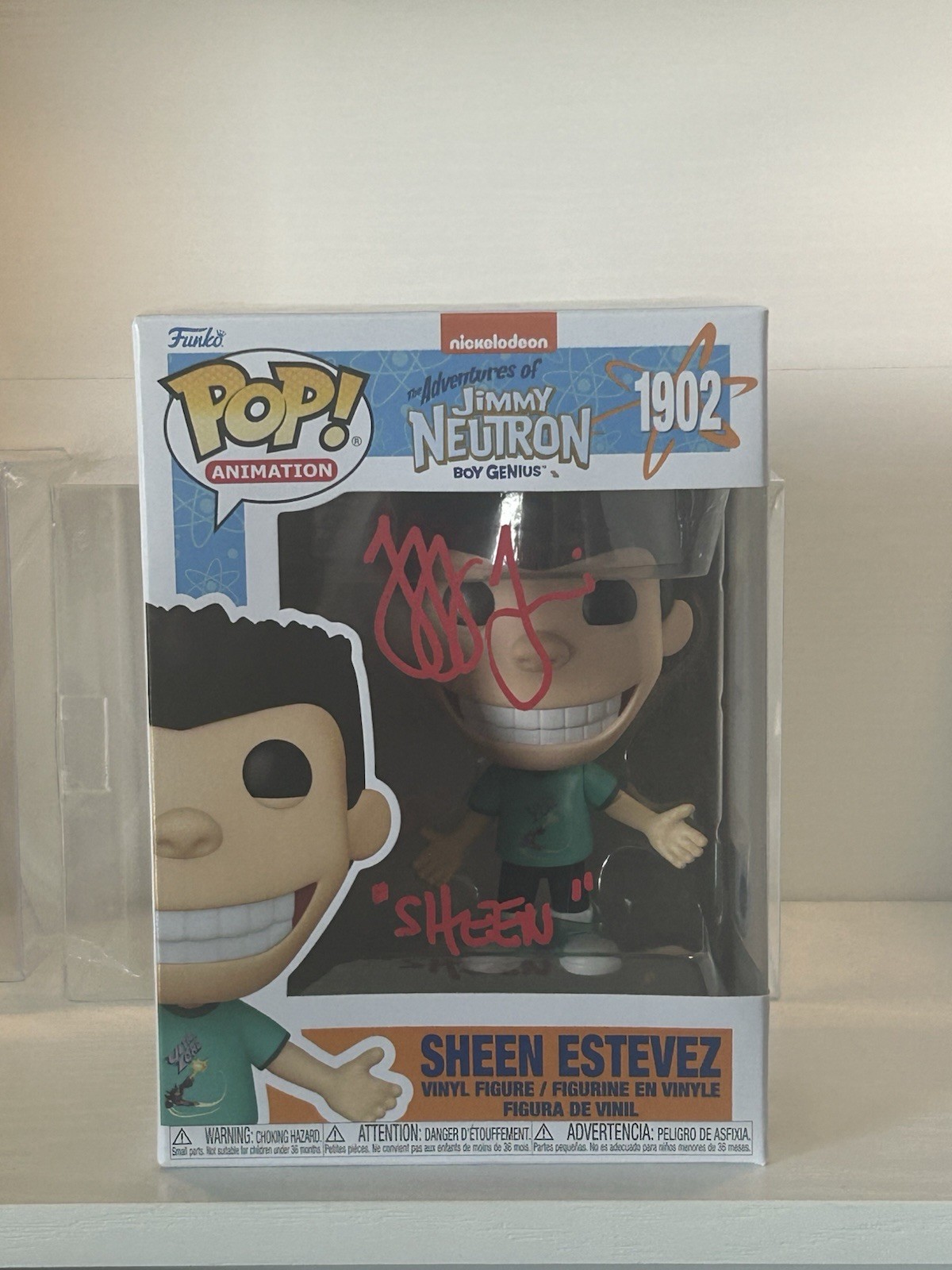 Funko Pop Vinyl: Nickelodeon Sheen Estevez #1902 Autographed (Jeff Garcia)
