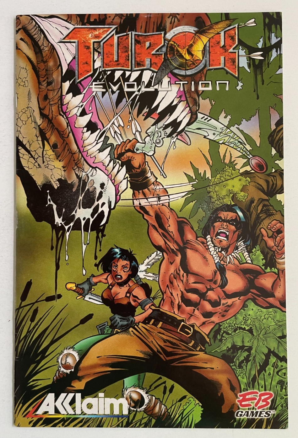 Turok Evolution EB Games Variant Valiant Acclaim Ron Adrian James Perham HTF NM