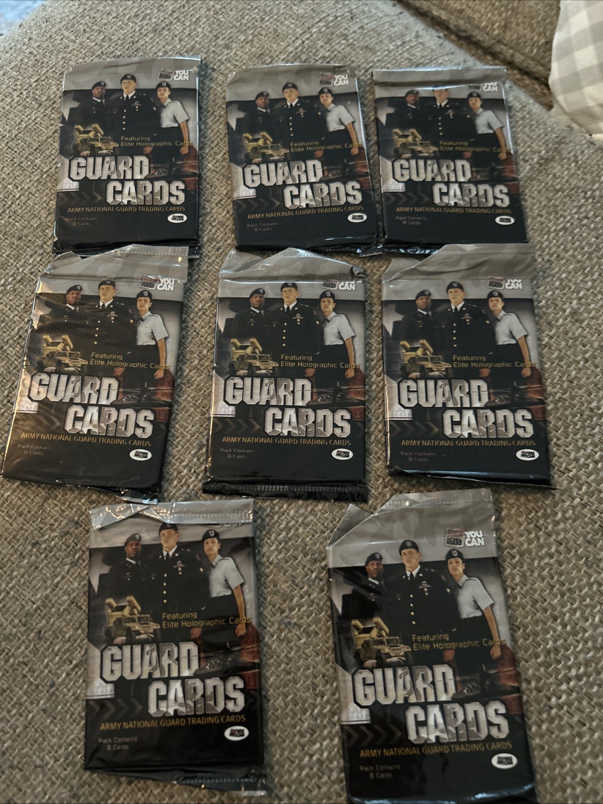 2003 National Guard Trading Cards, 8 Packs Factory Sealed (G4)