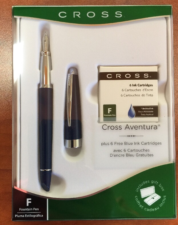 Cross Aventura Starry Blue Fountain Pen 