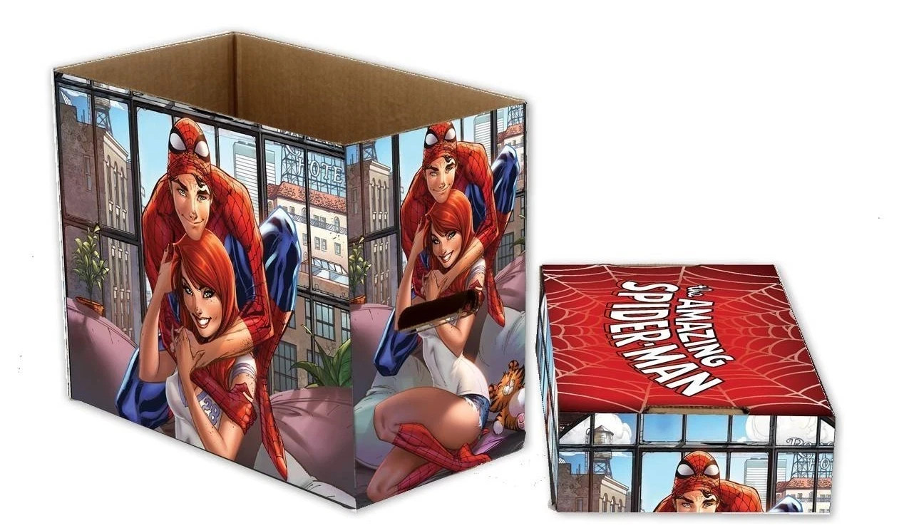 *NEW*  Spider-Man Mary Jane Marvel Graphic Comic Box  J Scott Campbell