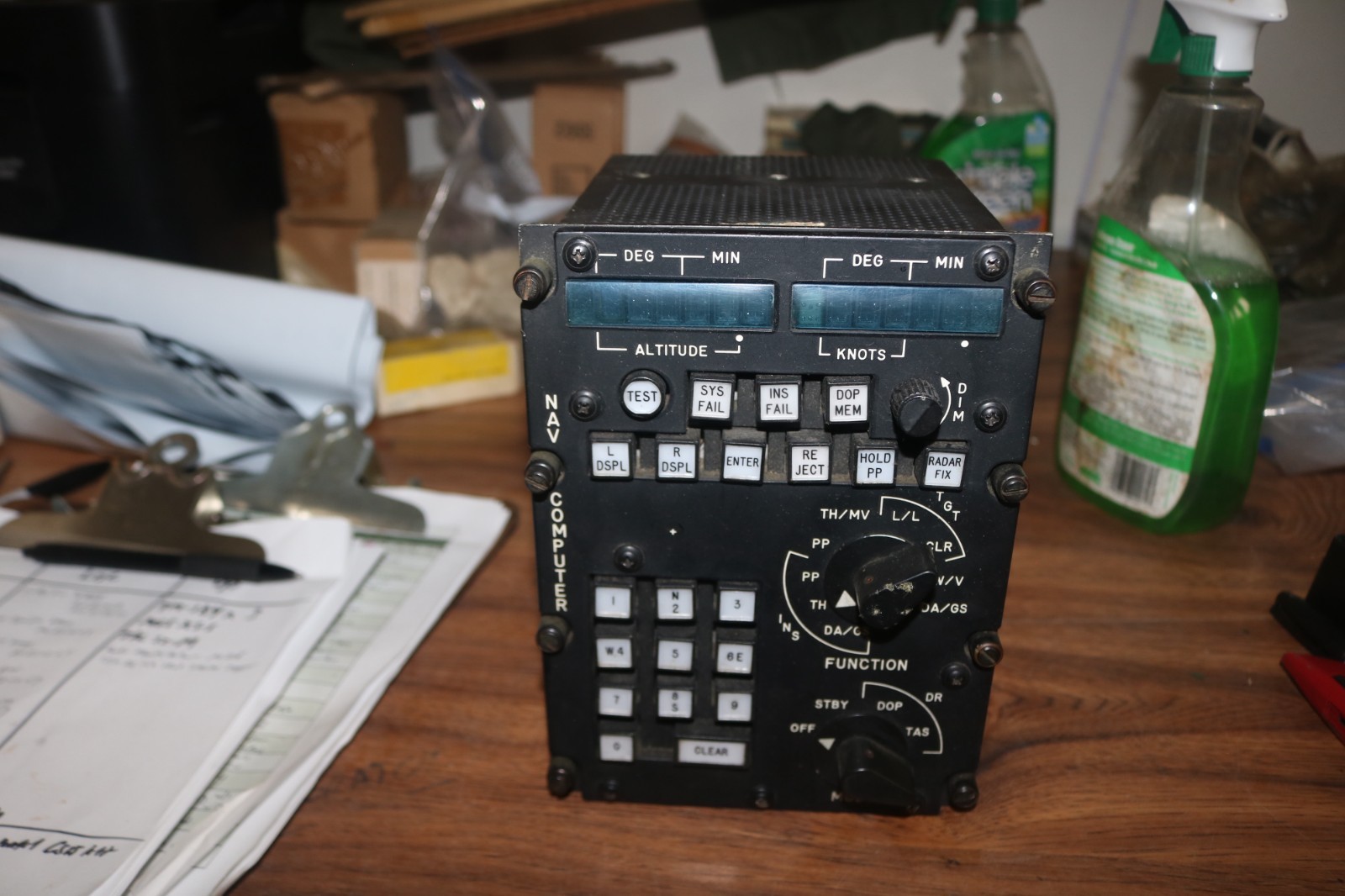 Vintage early 70s C-5 Galaxy navigation computer C-9214 / ASN-112