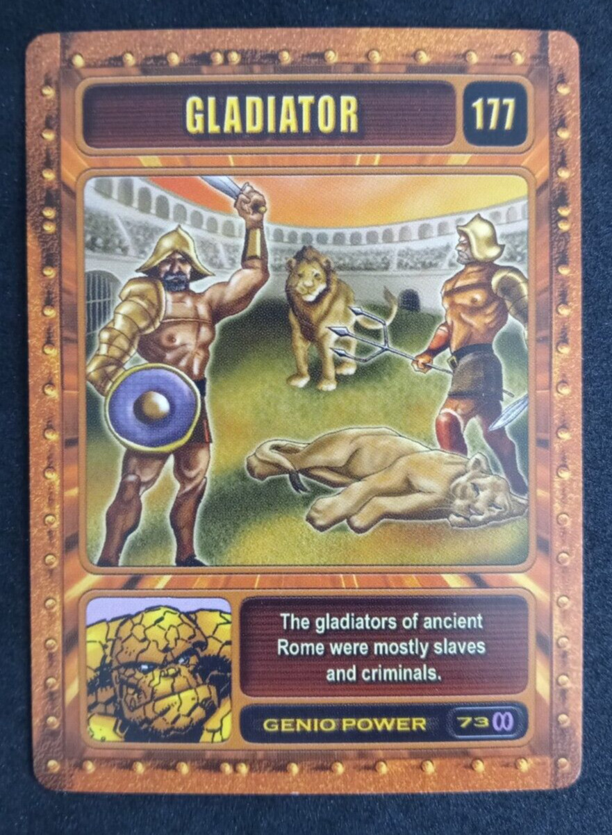 2003 Marvel Genio Card Game Gladiator #177