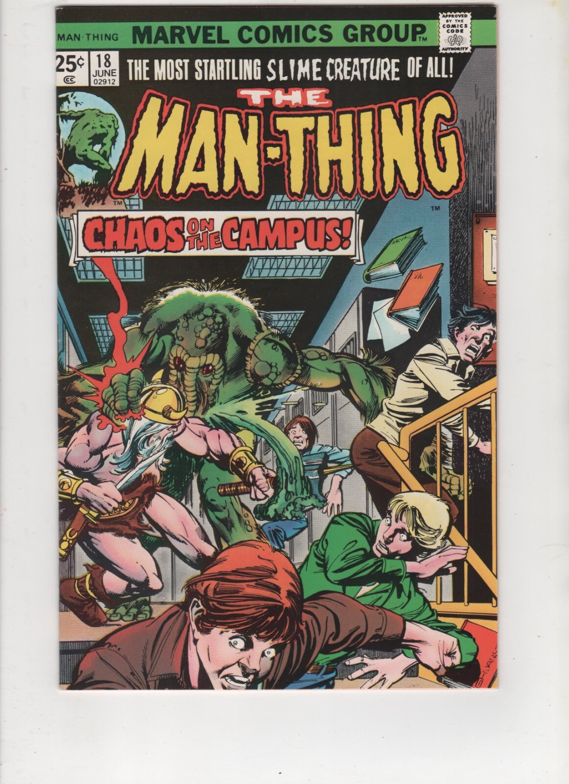 Man-Thing #18, Kane & Janson Cover, VF/NM 9.0, 1st Print, 1975