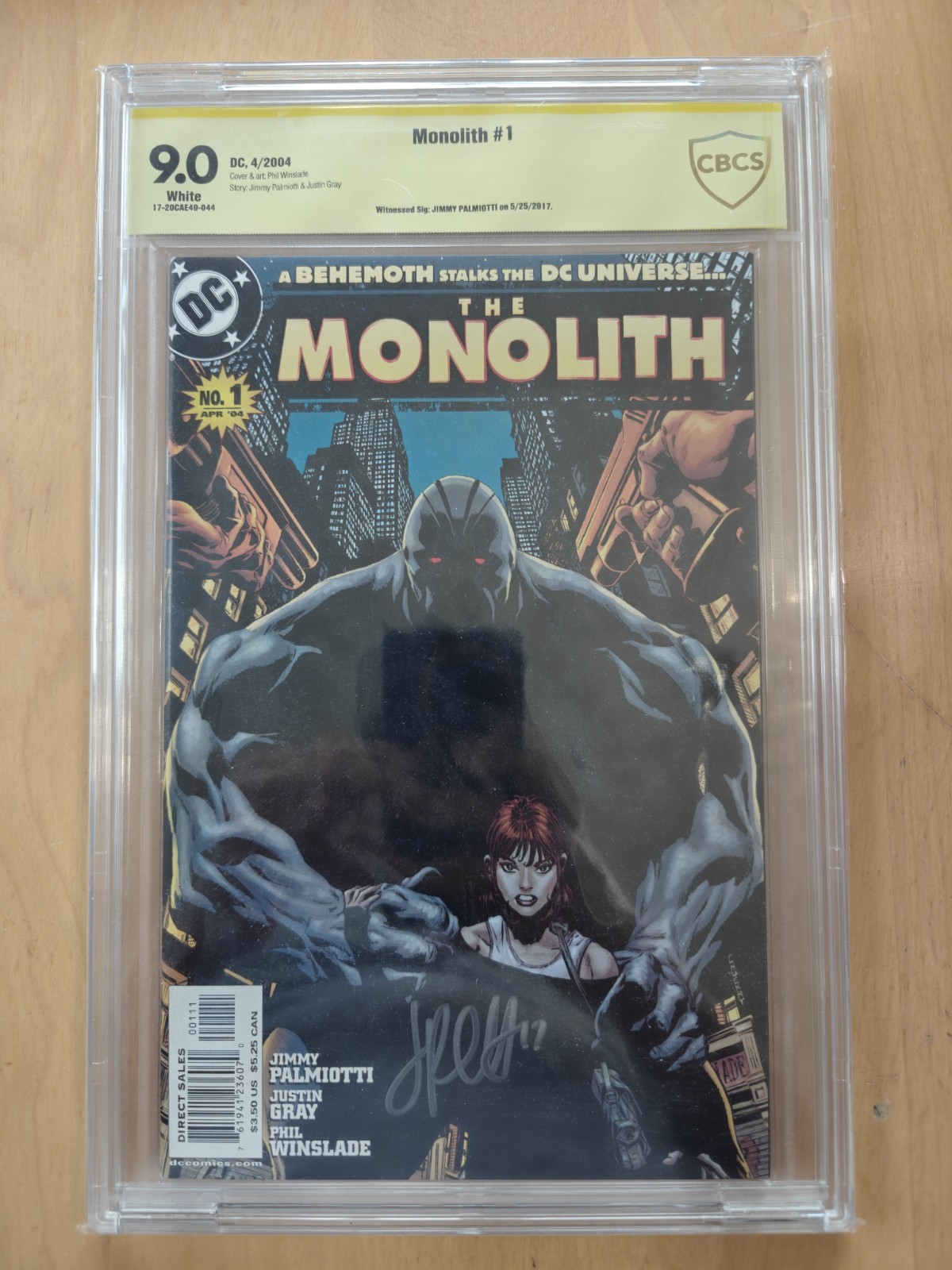 Monolith #1 CBCS 9.0 Comics SS 2004 Origin & 1st Appearance Monolith & Alice