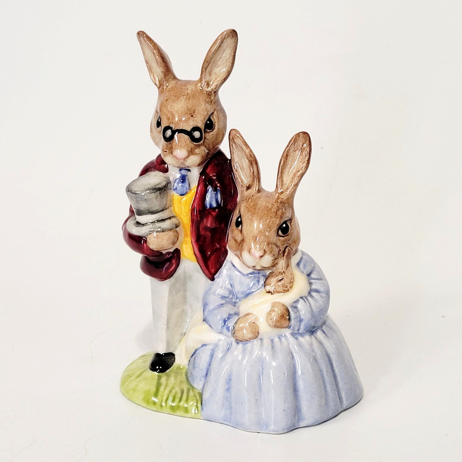 Vintage Royal Doulton Bunnykins Father Mother & Victoria Bunnykins DB68 