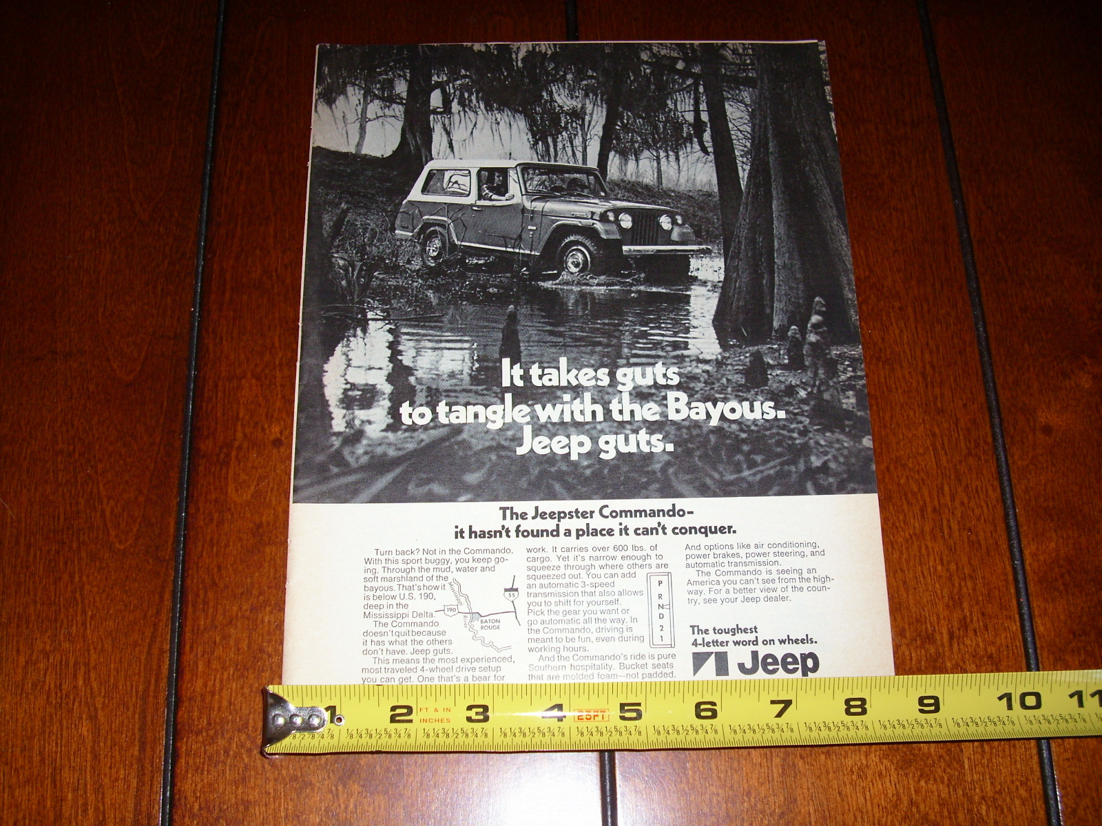 1971 JEEP JEEPSTER COMMANDO - ORIGINAL AD