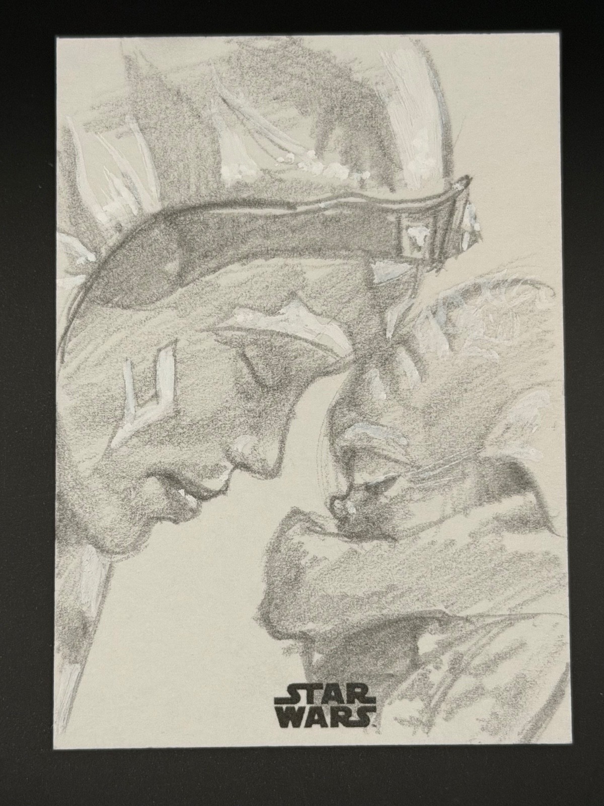 2021 Topps Star Wars Mandalorian - Ahsoka Tano & Grogu - Sketch 1/1