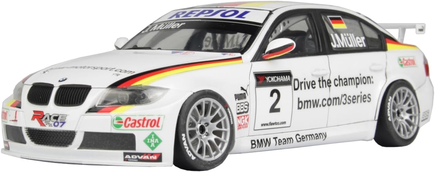 Platts/NUNU 1/24 Racing Series BMW 320SI E90 2008 WTCC Browns Hatchwinner NEW