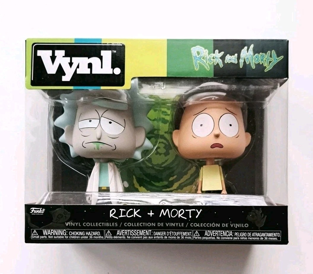 Funko VYNL - Rick and Morty Collectable Vinyl Figures 2 - Pack NIB 2017 RARE*