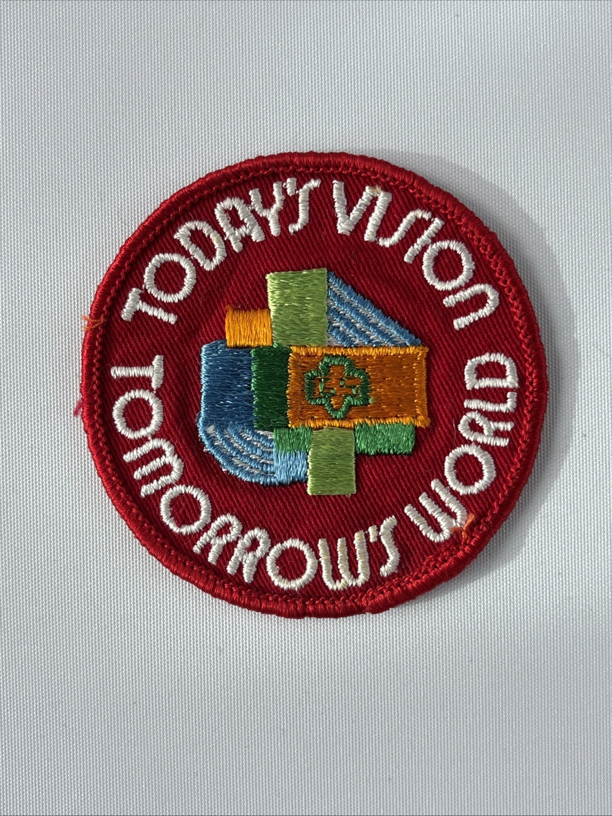 Vintage Today\'s Vision Tomorrow\'s World Patch Girl Scouts of America GSA