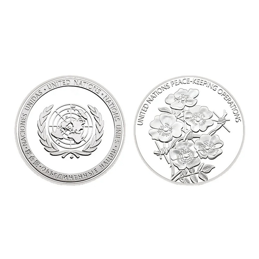 United Nations Coin Peace-Keeping Operations Collectable Silvery 1-pc