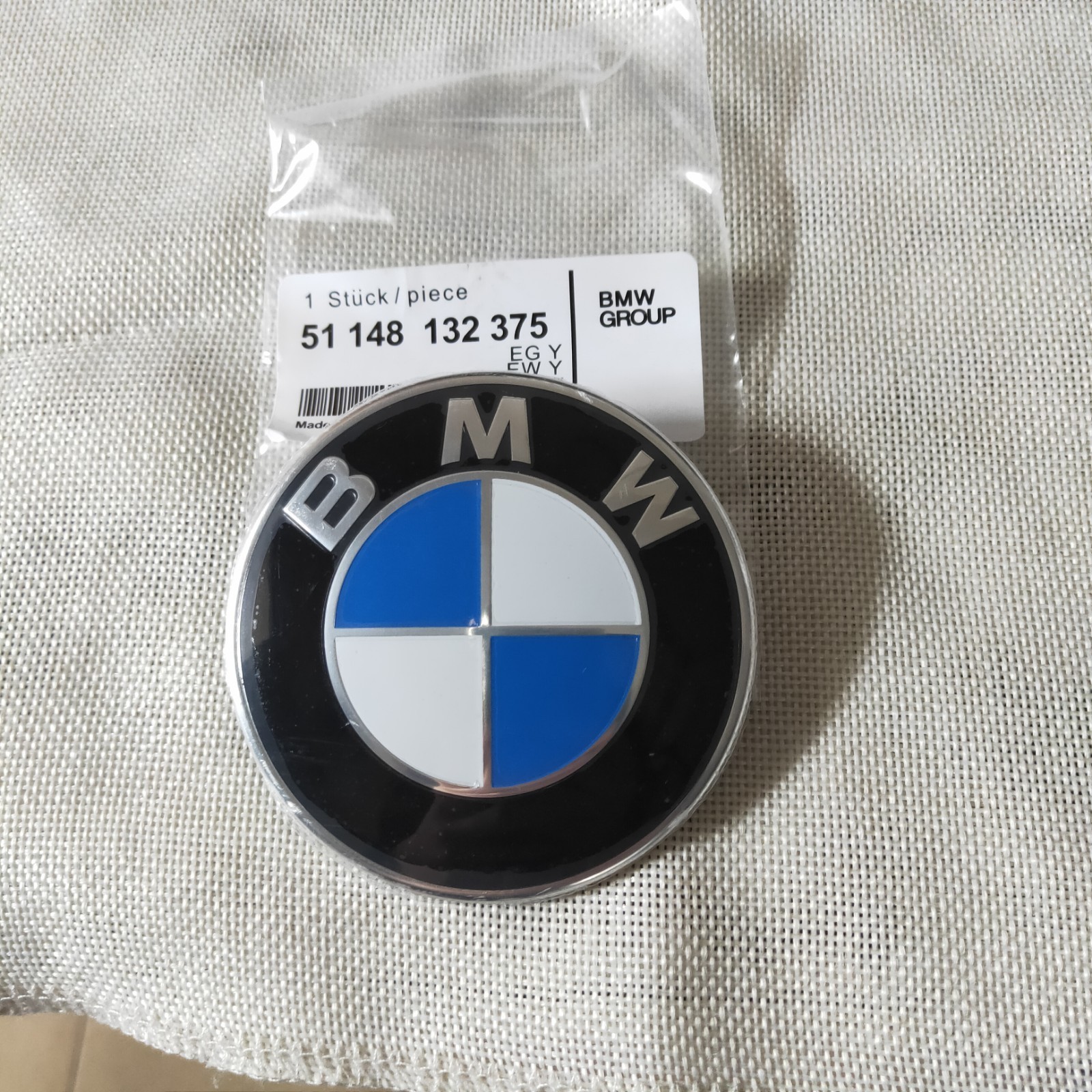 OEM BMW E F G Series Hood Emblem Roundel Front Logo 3.25