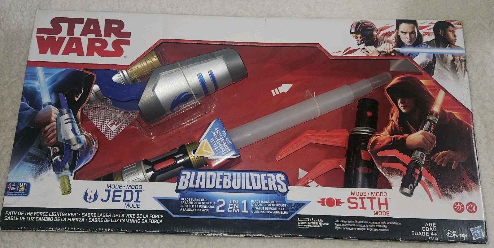 Star Wars Bladebuilders Path of the Force Lightsaber 2 in 1 JEDI or SITH