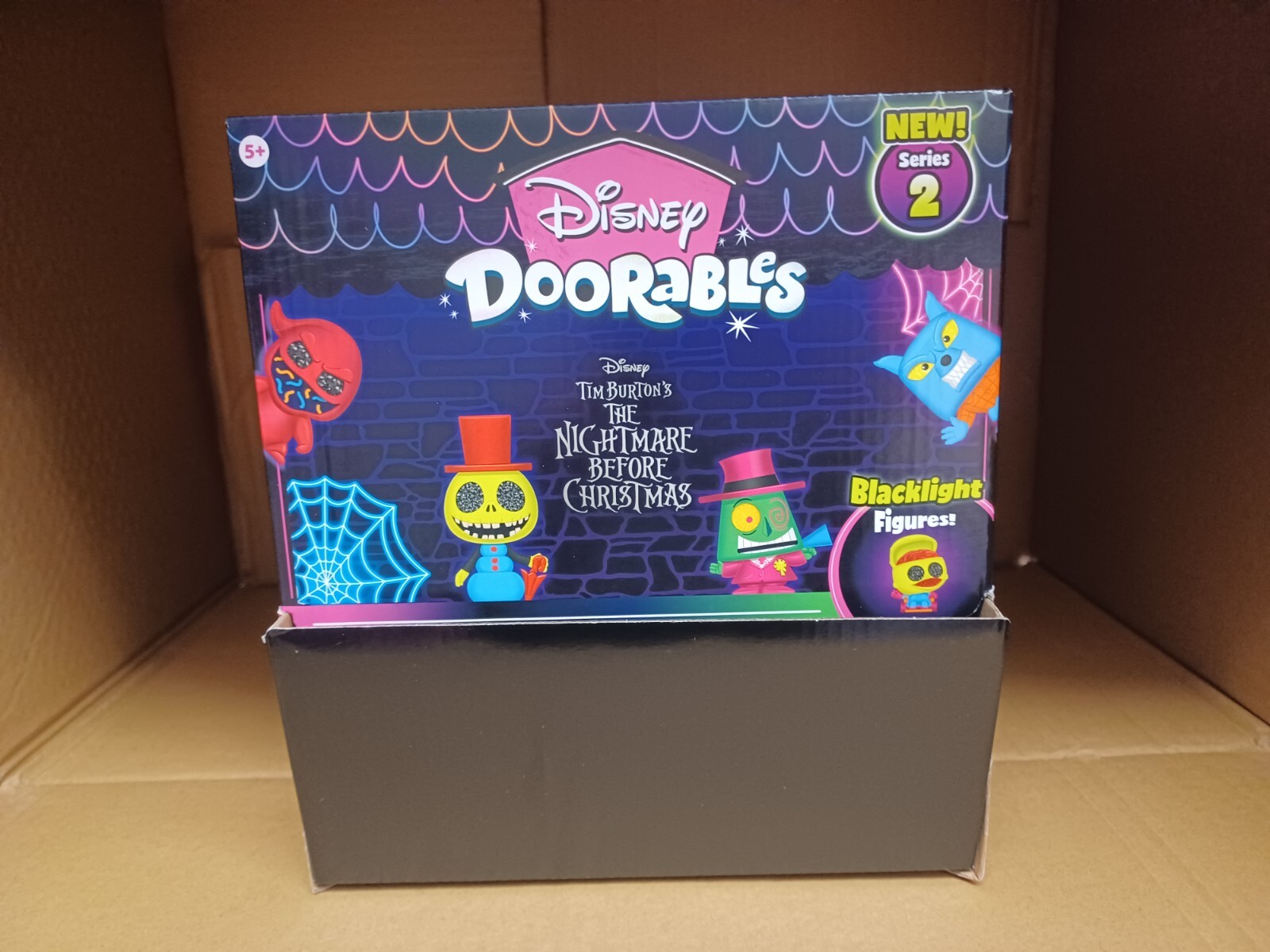 BOX OF 24 PACK DISNEY DOORABLES NIGHTMARE BEFORE CHRISTMAS BLACKLIGHT FIGURES #2