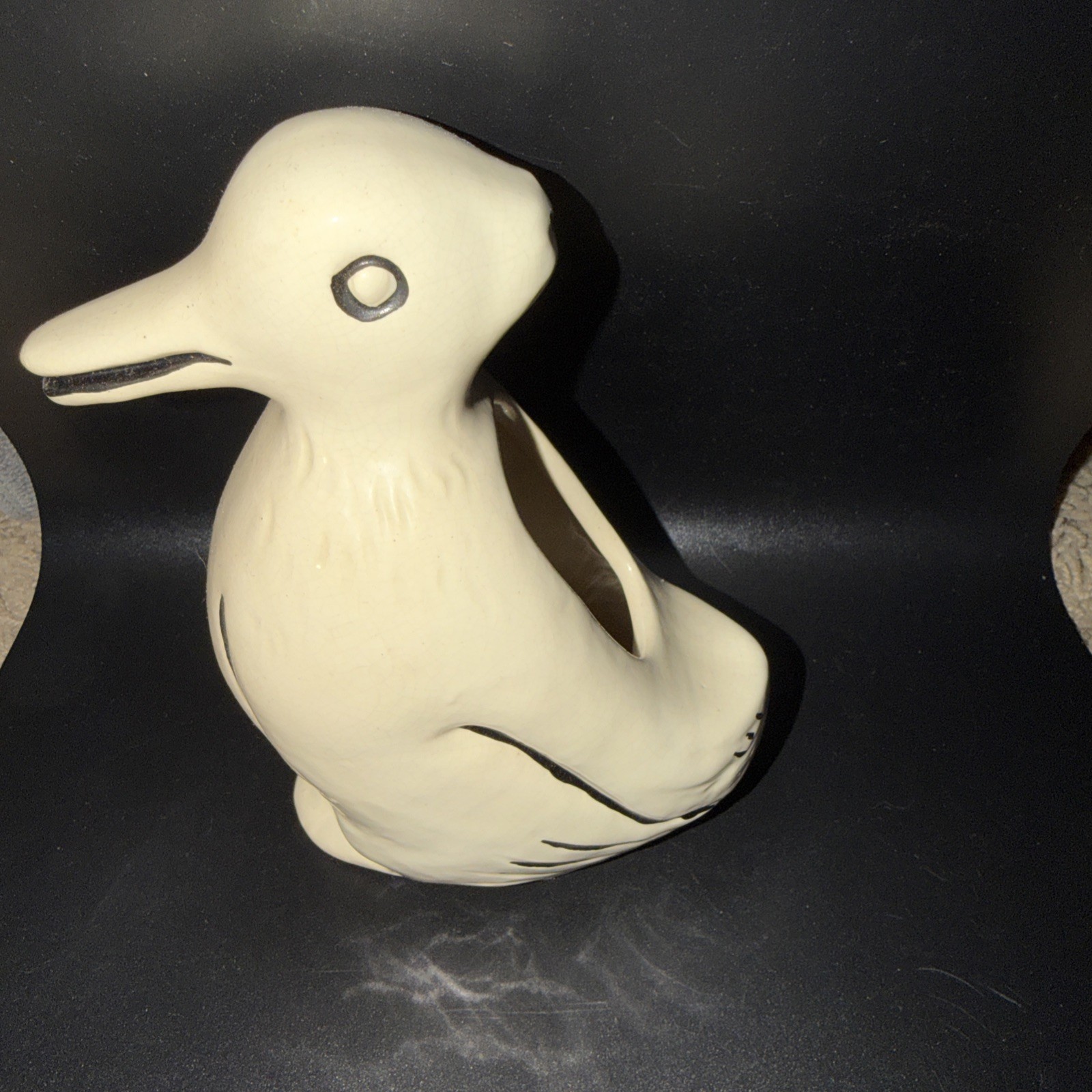 1930s Weller Pottery Rabbit Duck Planter Vase Optical Illusion 6.25” H USA