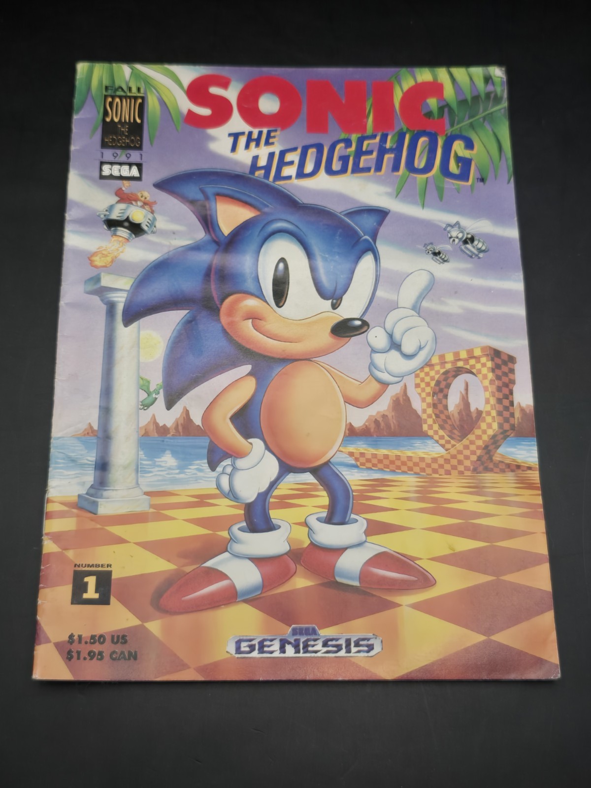Sonic the Hedgehog #1 Fall 1991 Sega Genesis Promo Comic Book 1st Sonic Comic
