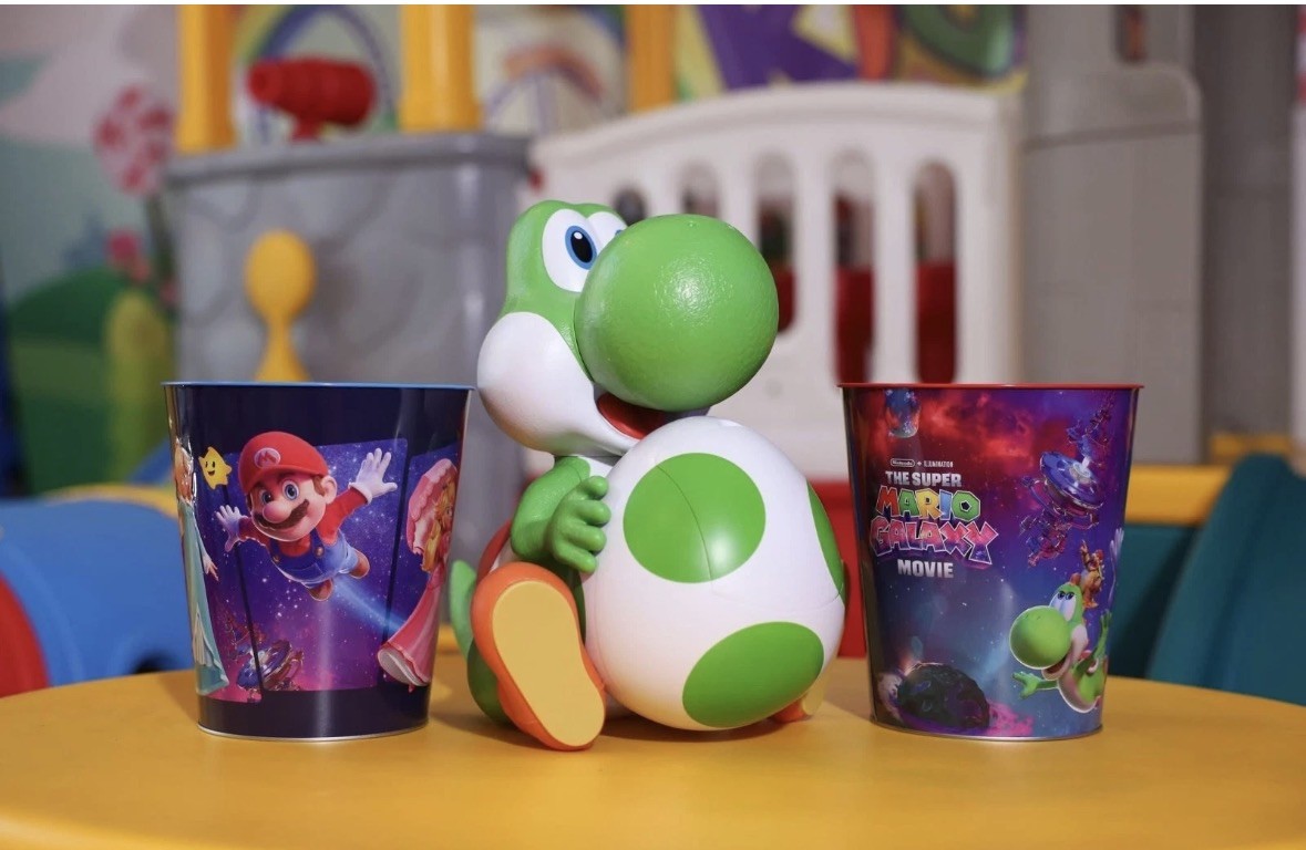 Super Mario Yoshi Popcorn Bucket AMC Theater Exclusive Nintendo Collectible