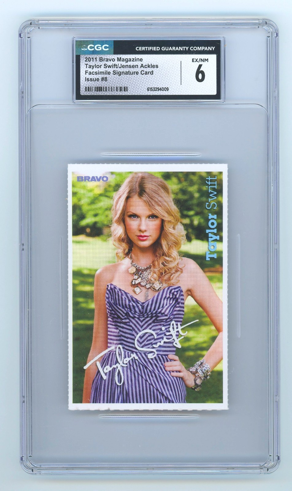 RARE 2011 Bravo Magazine Taylor Swift (CGC 6) (POP 1/Highest)