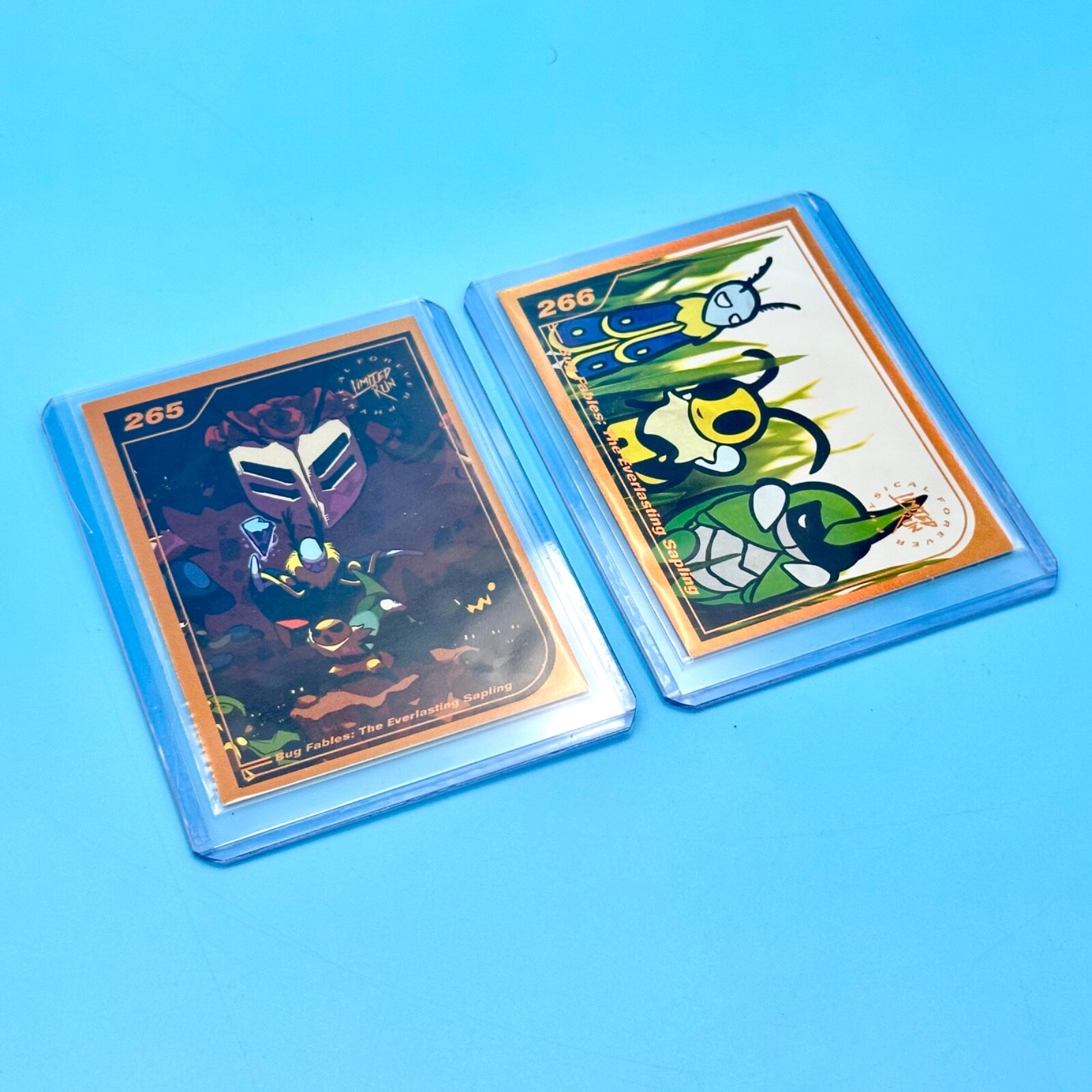 Limited Run Games Bug Fables Trading Card Set of 2 #265 + #266 GOLD Series 2