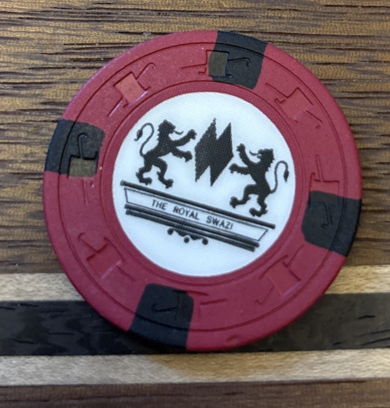 The Royal Swazi R1 Casino Poker Gaming Chip 