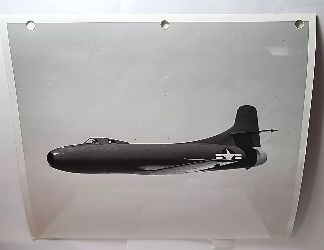 Original Douglas Photo Skystreak Jet USAF Research Aircraft B&W  RRP 50