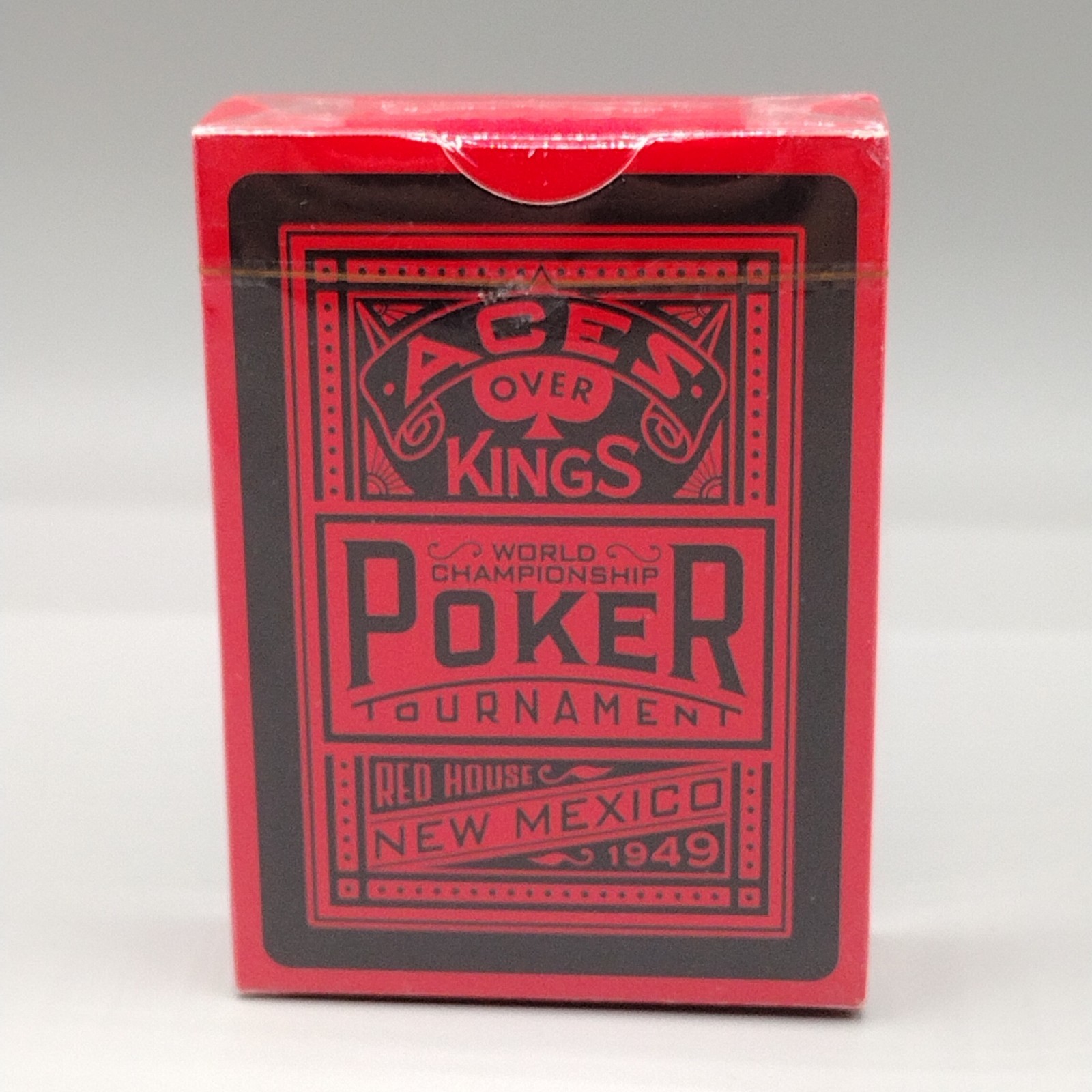 Aces Over Kings World Championship Poker Tournament Deck Cards New Red Box