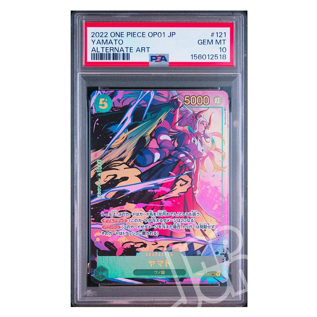 One Piece Card Yamato OP01-121 Alternate Art JP - PSA 10 GEM MT