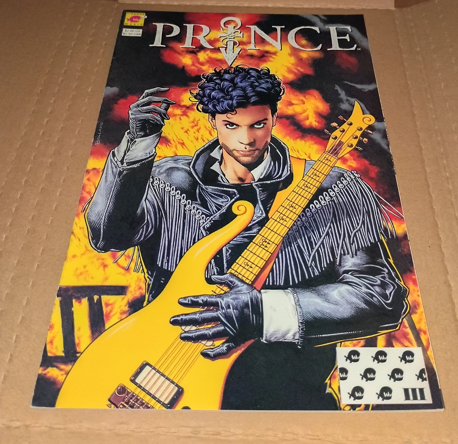 PRINCE Comic Book Piranha Music 1991 Alter Ego One Shot  3rd Print - HTF Rare