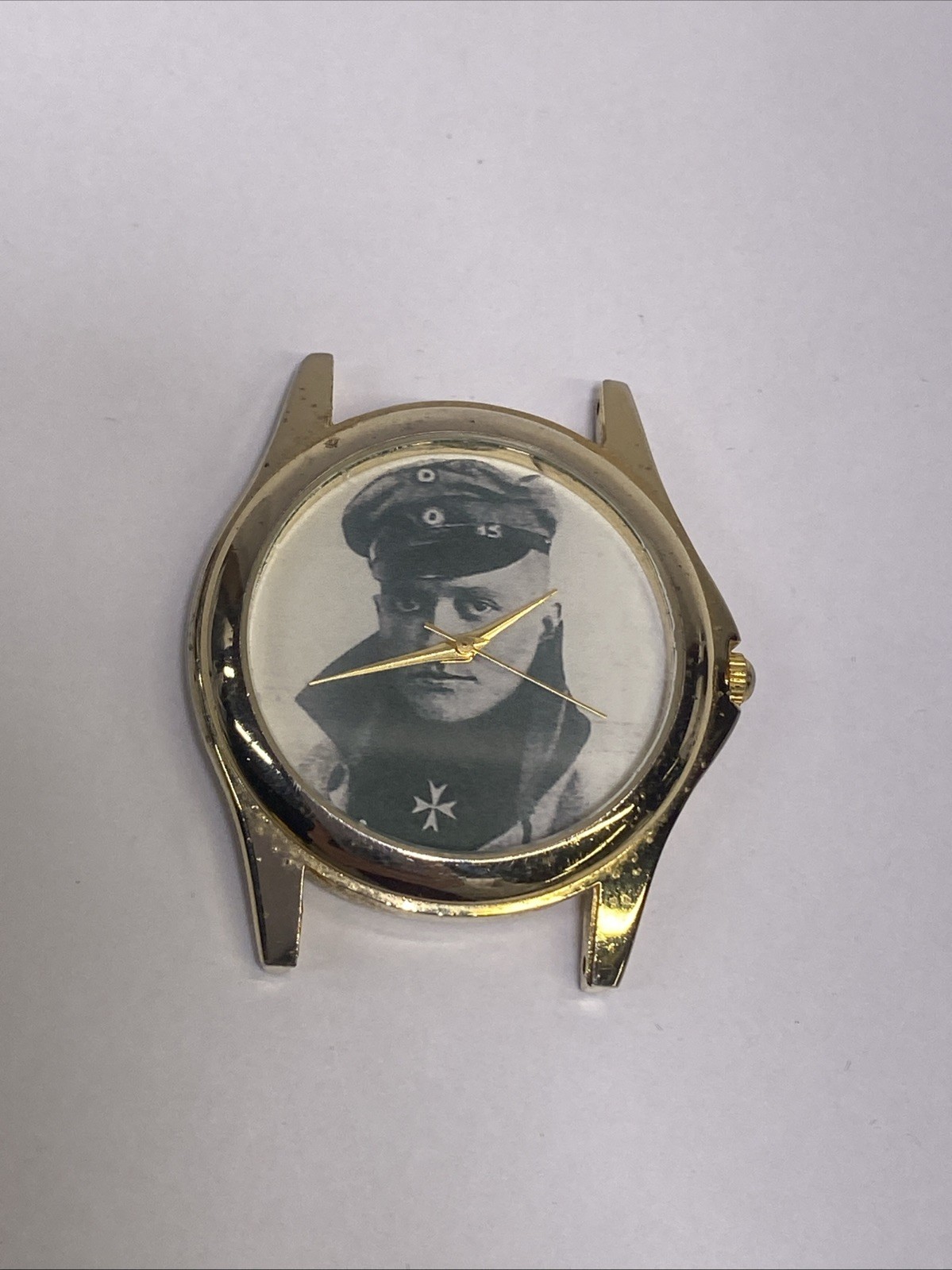 Manfred von Richthofen “Red Baron” German Fighter Pilot Watch No Band Untested