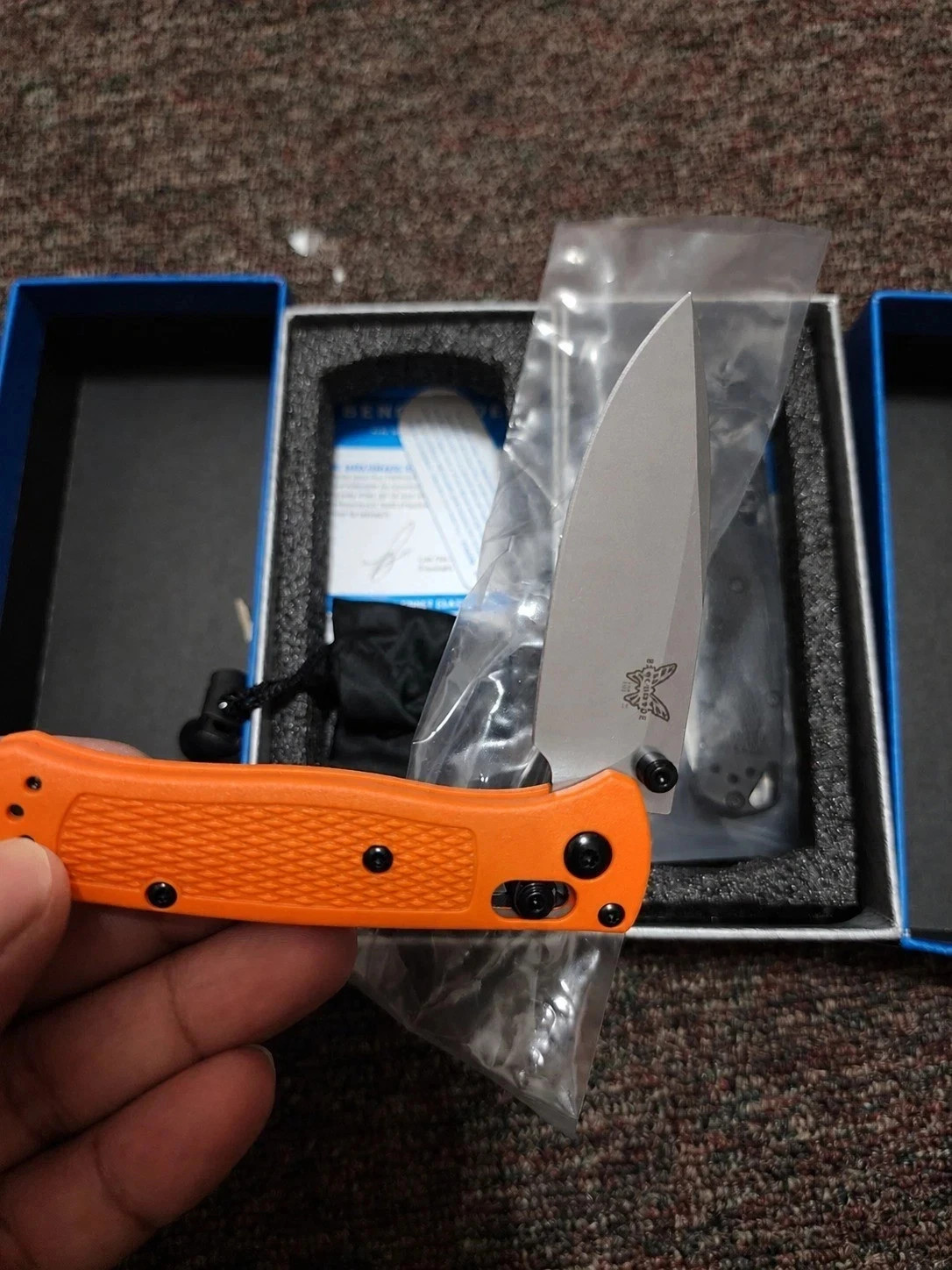 Fit Benchmade Bugout 533 S30V Folding Knife Grivory Handle Compact Outdoor Tool