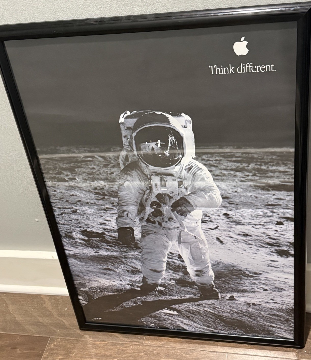 Apple Think Different Buzz Aldrin Rare Education/Dealer Poster