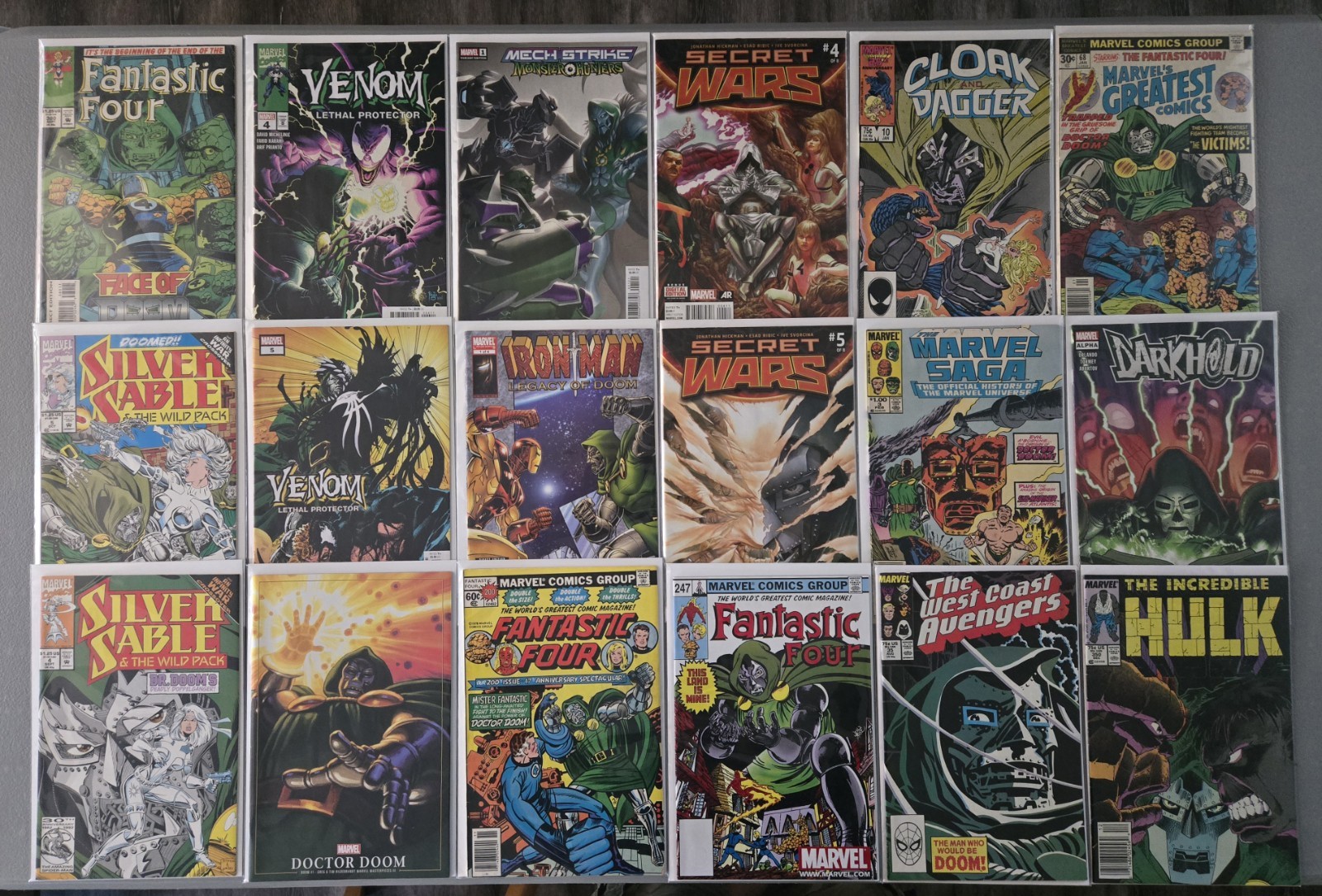 Dr. Doom Comic Book Lot - Doctor Doom #1, Fantastic Four #200 and more Doomsday