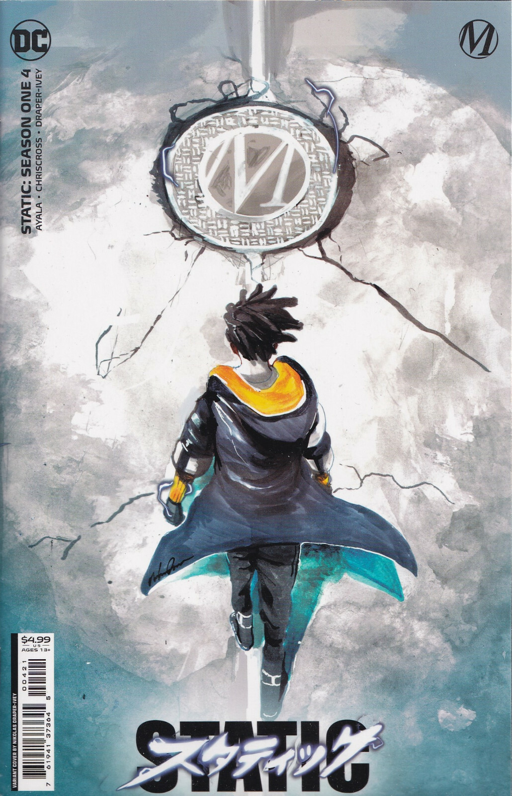 STATIC: SEASON ONE #4 (NIKOLAS DRAPER-IVEY AKIRA HOMAGE VARIANT) ~ DC Comics