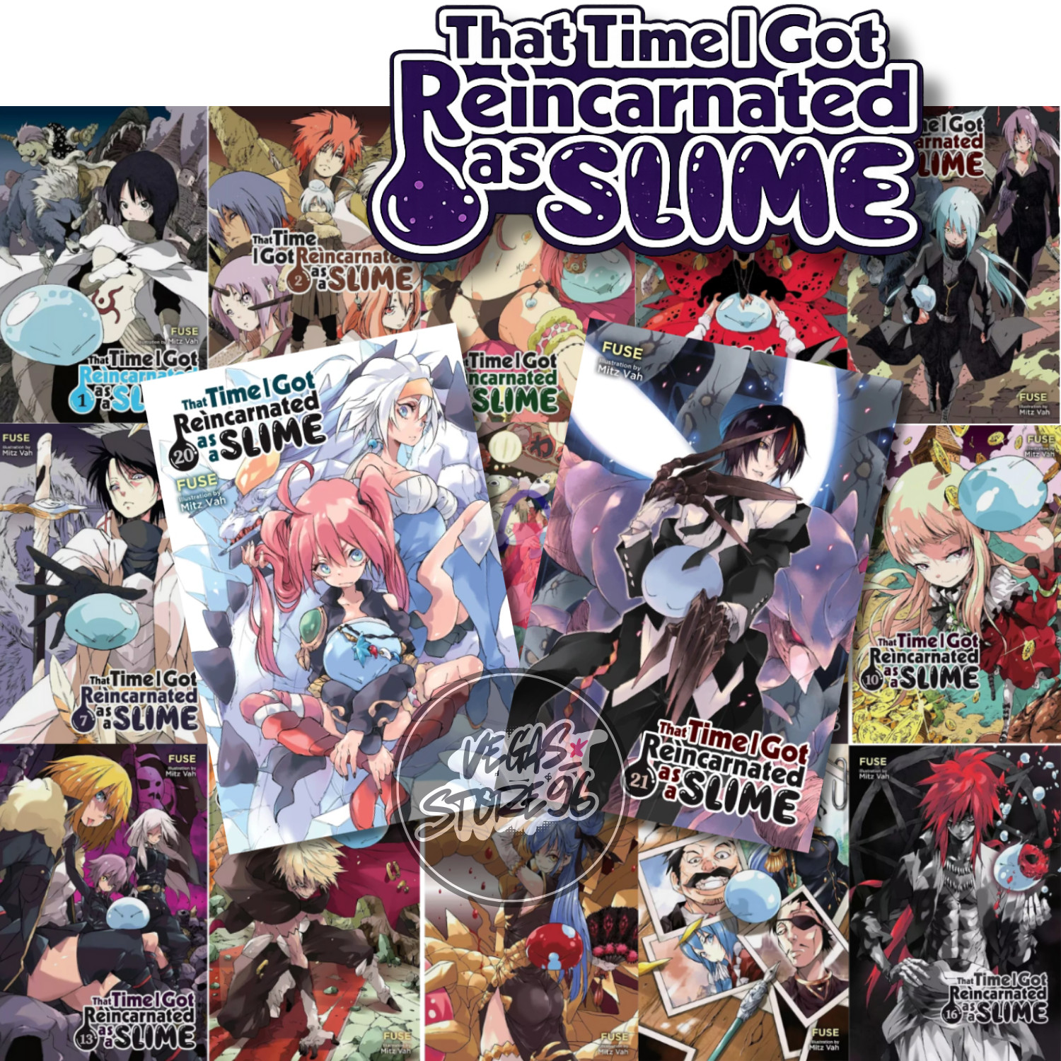 That Time I Got Reincarnated as a Slime Light Novel Volume 1-21 English Version