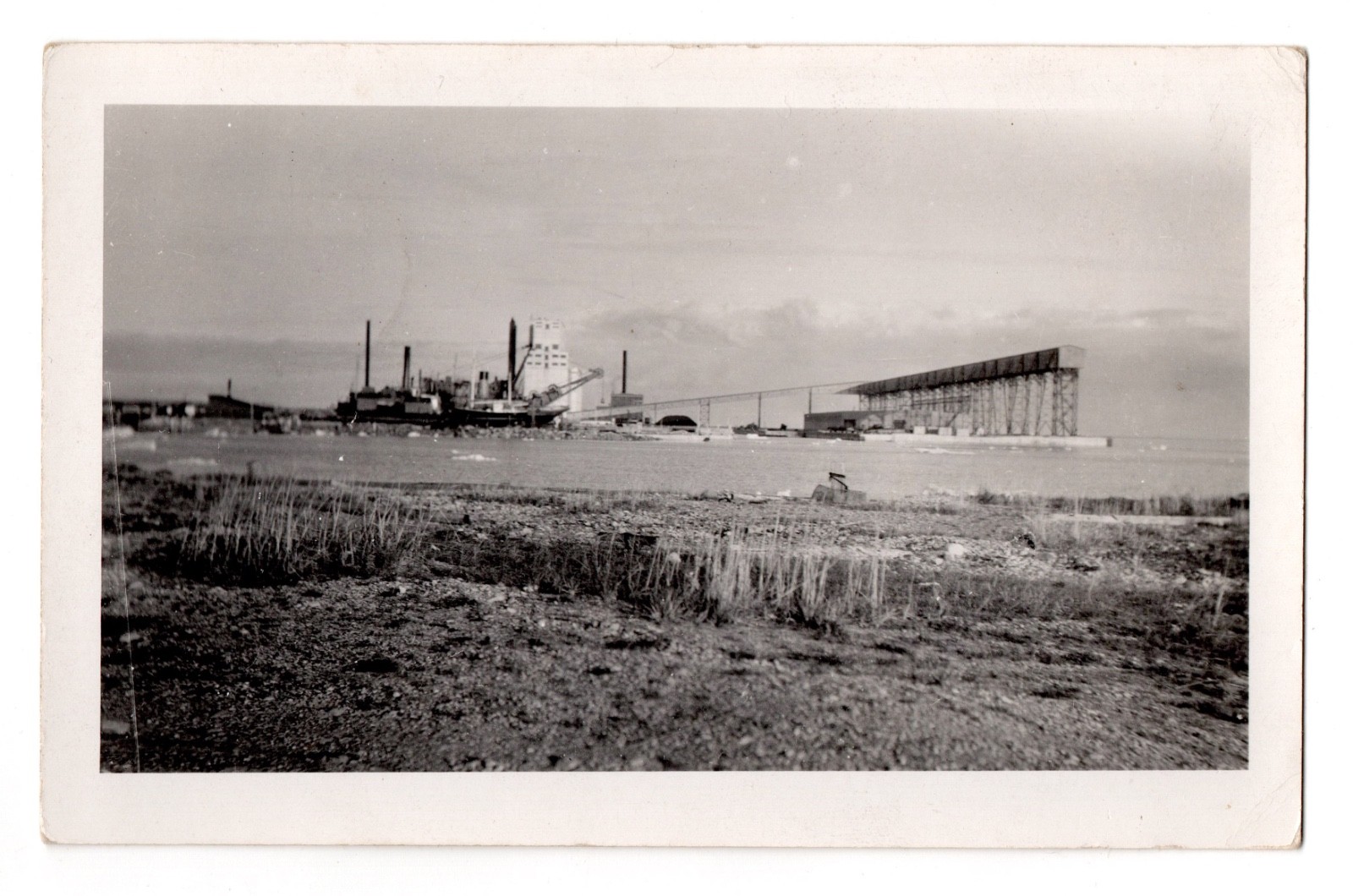 Port of Churchill Manitoba Canada Real Photo Postcard RPPC Posted Dated 1957