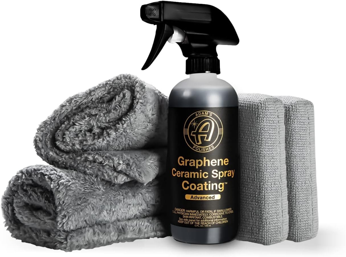 Adam's Advanced Graphene Ceramic Spray Coating Kit - 18+ Months Sprayable Gra...