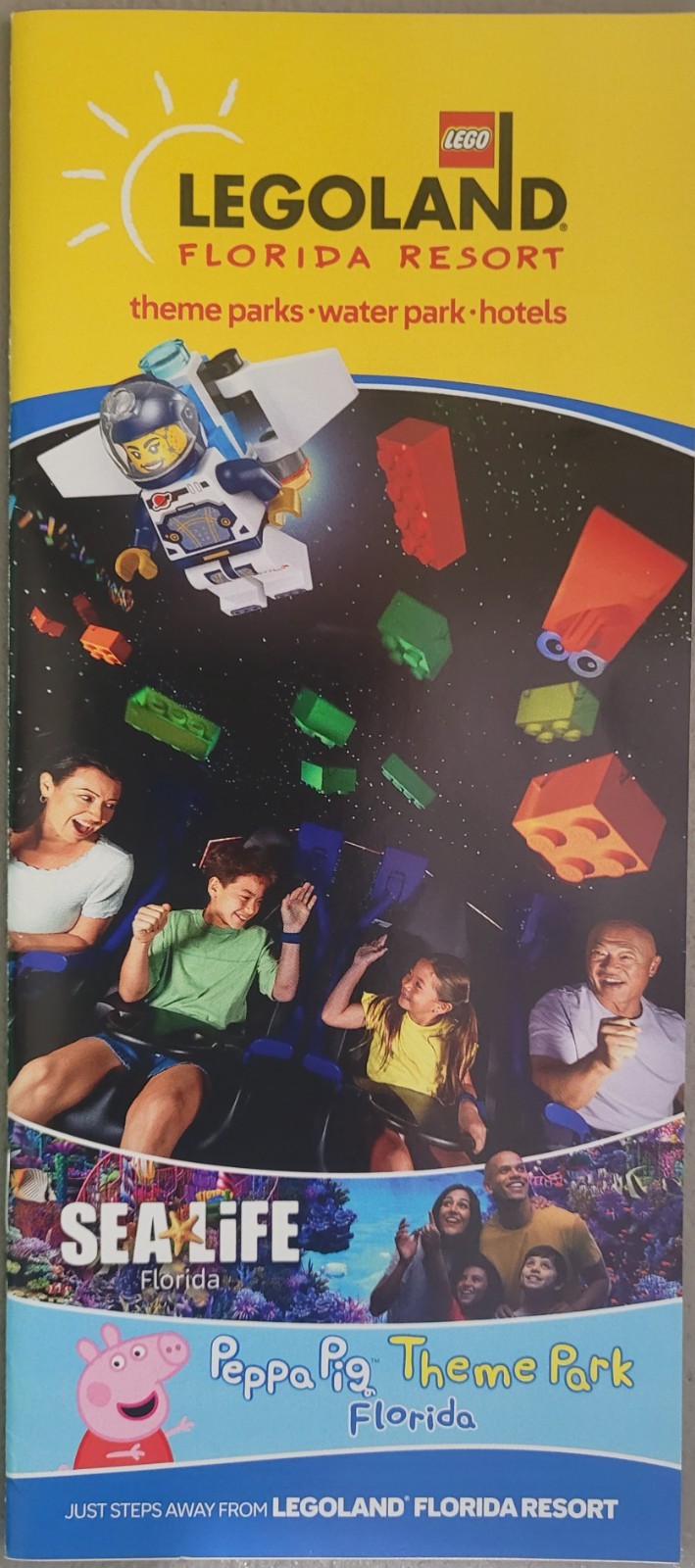 NEW CURRENT FL LEGO OFFICIAL LEGOLAND Florida Resort Guide Brochure  PeppaPig