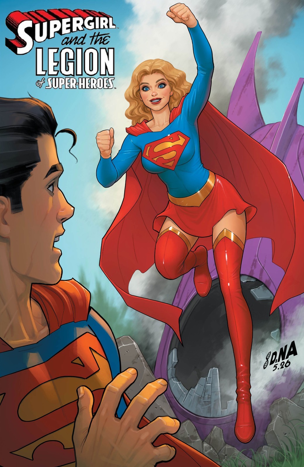SUPERGIRL AND THE LEGION OF SUPER-HEROES #23 SDCC EBAY EXCLUSIVE NAKAYAMA