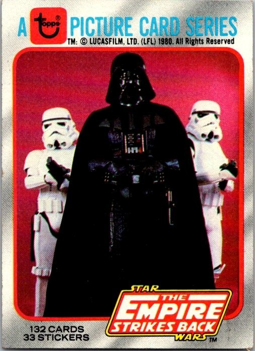 1980 Topps Empire Strikes Back Pick a Card #1-132