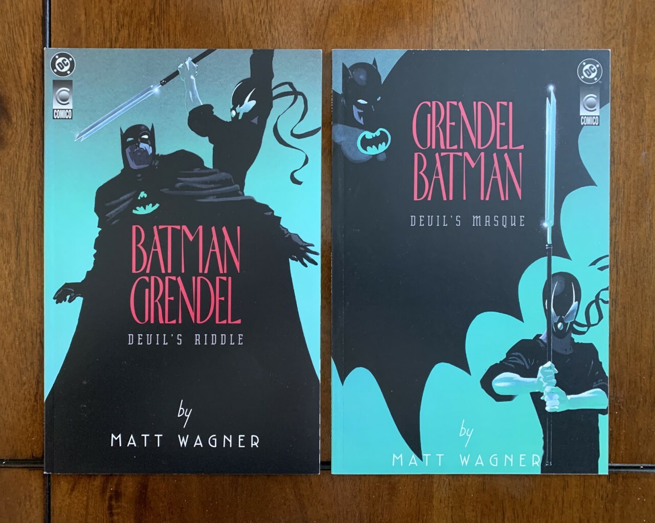 1993 DC/Comico, Batman/Grendel # 1  & # 2, TPB, Lot of 2, NM, BX52