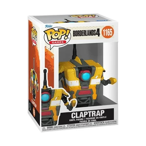 Funko Pop Games: Borderlands 4 Claptrap #1165 w/Protector, 